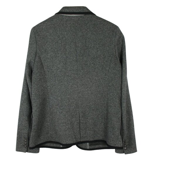 Lands' End Blazer Womans Size 14 Tweed 2 button Ivy League Preppy NEW $139 - Picture 5 of 8